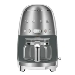 قهوه ساز نقره ای مات اسمگ مدل DCF02 Smeg Drip Coffee Machine DCF02 Gray
